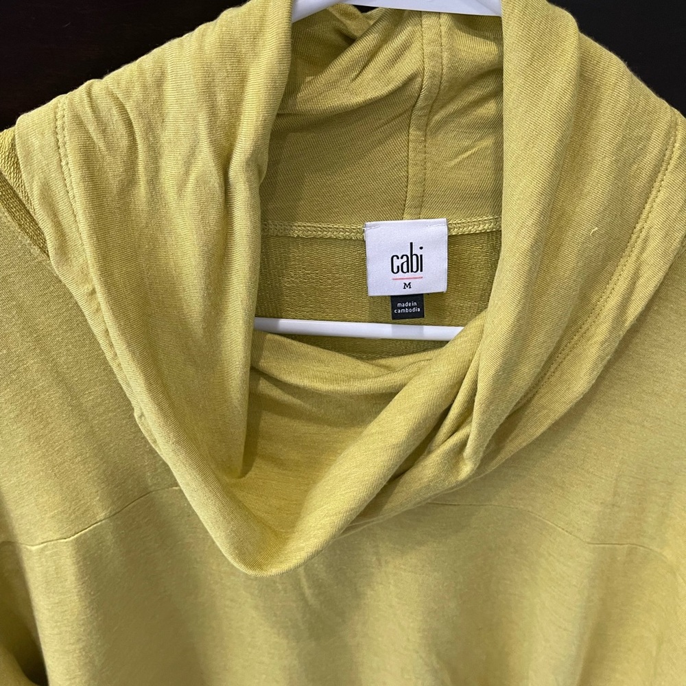Cabi Ease Lime Green Turtleneck - image 3